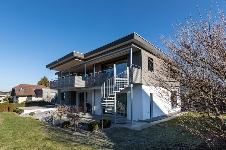 Aufstockung aus Holz Tschopp Holzbau AG