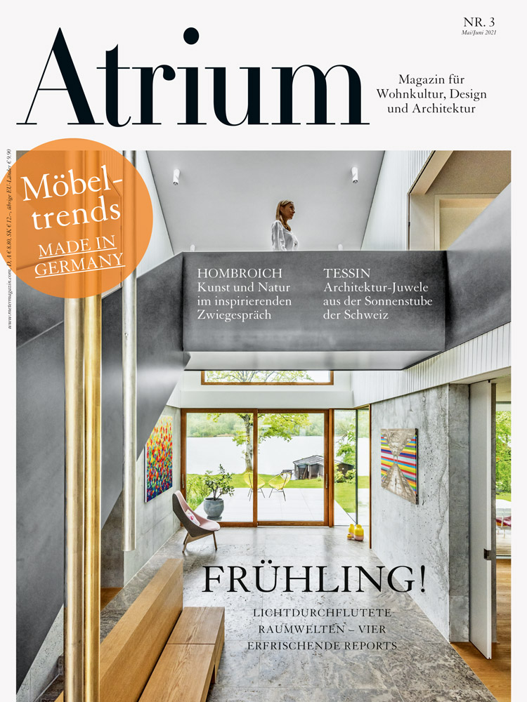 Titelbild der Ausgabe 3/21 von Atrium