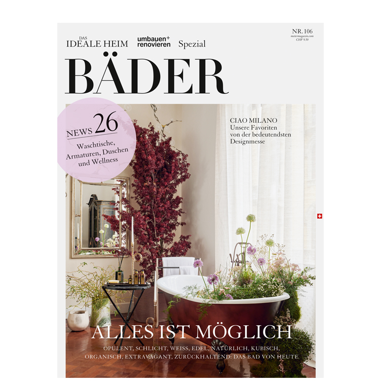 Titelbilder der Zeitschrift Bäder