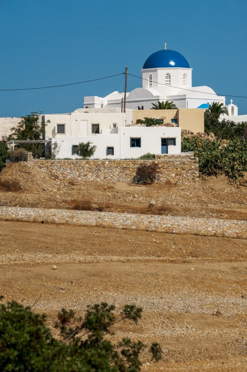 Panagia, ein Dörfchen auf der kleinen Kykladeninsel Iraklia.