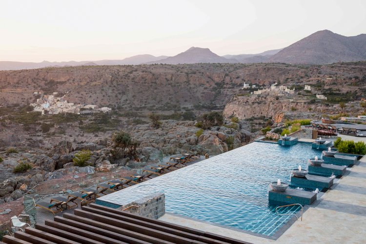 Aussicht der Cliff Pool Villa auf eine wunderbare Natur.