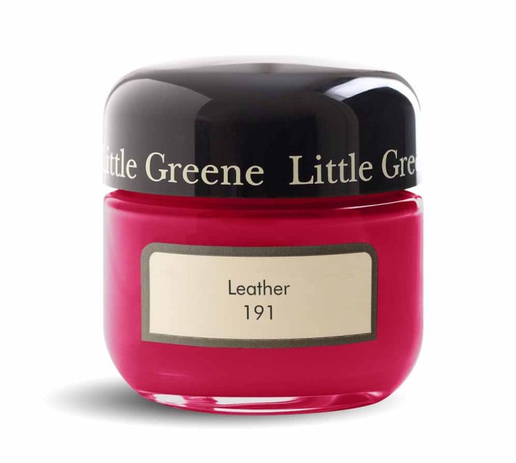 Ein Farbtopf in kräftigem Rotpink von Little Greene.